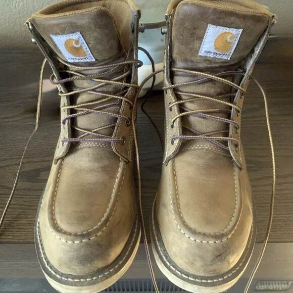 Carhartt Waterproof 6" Moc Toe Wedge Boot - Size 11 - Picture 4 of 5